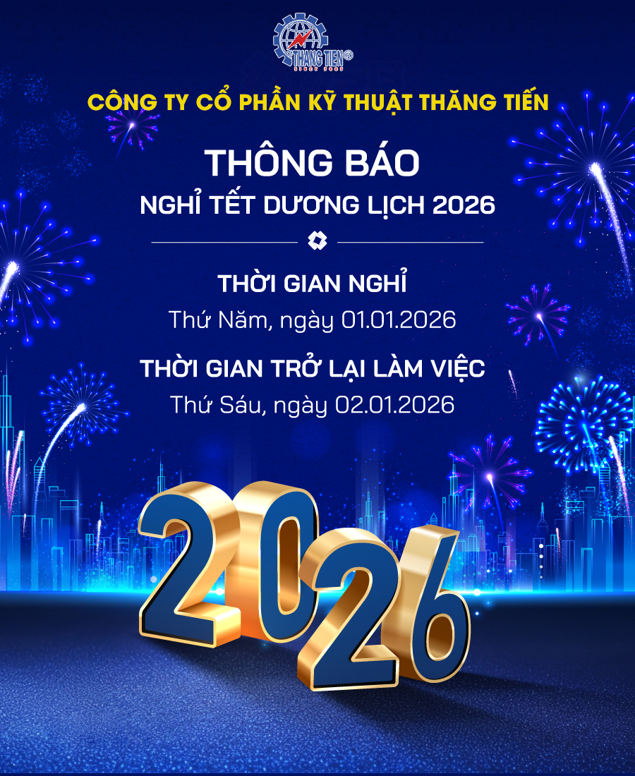 THĂNG TIẾN - THÔNG BÁO NGHỈ TẾT DƯƠNG LỊCH NĂM 2026